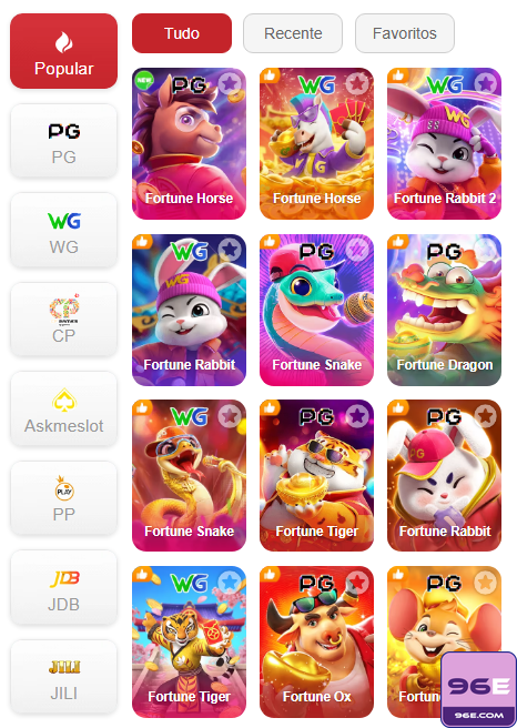 Experiência de Jogos 96e.com